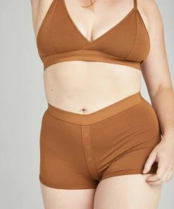 RICHER POORER NEW IN FEMME BOXER WOODGRAIN