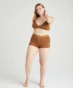 RICHER POORER NEW IN FEMME BOXER WOODGRAIN