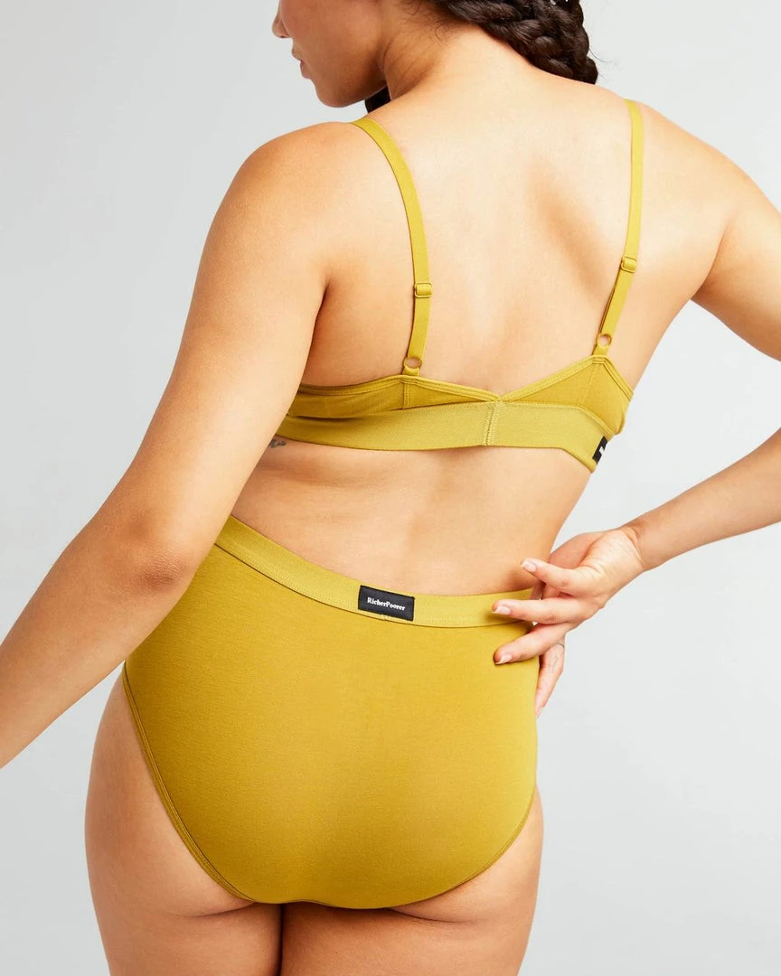 RICHER POORER NEW IN HIGH WAIST BRIEF GOLDEN VERDE 5 RICHER POORER NEW IN HIGH WAIST BRIEF GOLDEN VERDE