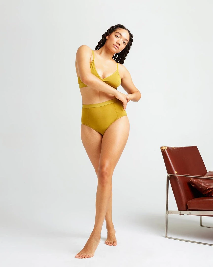 RICHER POORER NEW IN HIGH WAIST BRIEF GOLDEN VERDE 3 RICHER POORER NEW IN HIGH WAIST BRIEF GOLDEN VERDE