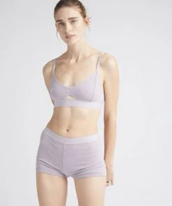 RICHER POORER SPRING '22 CUT OUT BRALETTE AMETHYST SMOKE