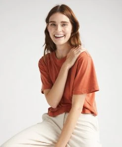 RICHER POORER RELAXED SHORT SLEEVE CROP TEE GINGER SNAP 13 RICHER POORER RELAXED SHORT SLEEVE CROP TEE GINGER SNAP