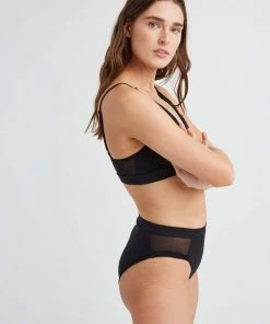 RICHER POORER SPRING '22 HIGH CUT BRIEF BLACK