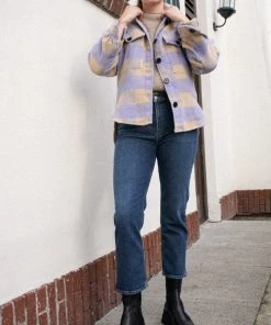 PIPE AND ROW DYLAN PLAID JACKET