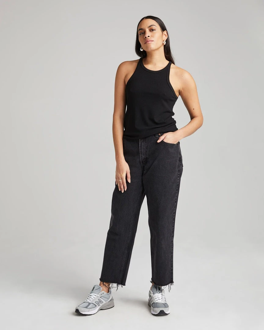 RICHER POORER VINTAGE RIB TANK BLACK 4 RICHER POORER VINTAGE RIB TANK BLACK