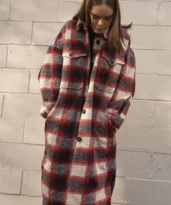 PIPE AND ROW NEW IN BLAKE PLAID COAT 22 PIPE AND ROW NEW IN BLAKE PLAID COAT