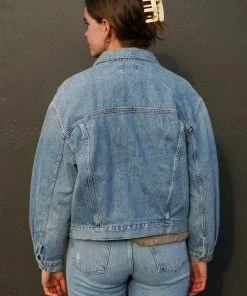 AGOLDE CHARLI OVERSIZED DENIM JACKET BILLBOARD