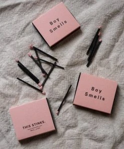 BOY SMELLS NEW IN PINK MATCHES