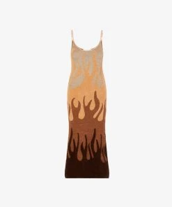 HOUSE OF SUNNY HOTEL CALIFORNIA HOCKNEY DRESS