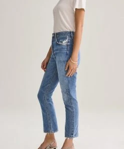 AGOLDE RILEY HI RISE CROP FREQUENCY NEW IN