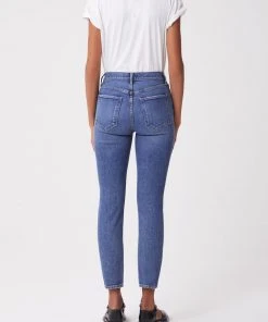 AGOLDE NEW IN RILEY HI RISE CROP TRANSFER