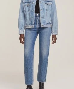 AGOLDE CHARLI OVERSIZED DENIM JACKET BILLBOARD