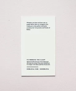 HEMLEVA CATNIP ENAMEL PIN SALE