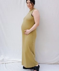 RICHER POORER VINTAGE COLUMN RIB DRESS