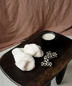 PIPE AND ROW SLIPPERS CREAM NEW IN