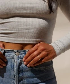 JOAH BROWN CROPPED CREW LONGSLEEVE 23 JOAH BROWN CROPPED CREW LONGSLEEVE