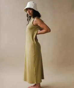 RICHER POORER VINTAGE COLUMN RIB DRESS