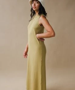 RICHER POORER VINTAGE COLUMN RIB DRESS