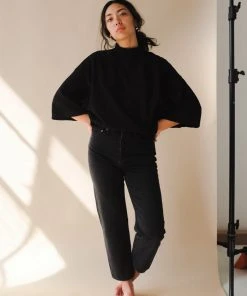 ARAMINTA JAMES SPRING '22 WAFFLE TURTLENECK