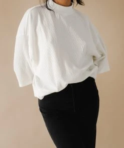 ARAMINTA JAMES SPRING '22 WAFFLE TURTLENECK