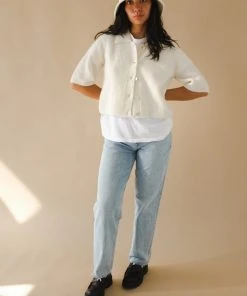 JUST FEMALE REBELO SHORT SLEEVE CARDIGAN SPRING '22