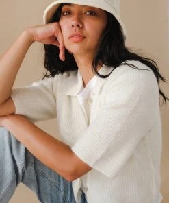 JUST FEMALE REBELO SHORT SLEEVE CARDIGAN SPRING '22