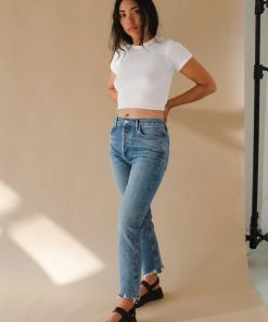 AGOLDE RILEY HI RISE CROP HAVEN SPRING '22