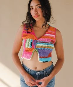 TACH NEW IN VICENTA CROCHET TOP