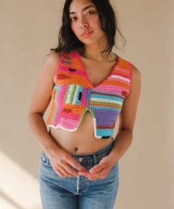 TACH NEW IN VICENTA CROCHET TOP