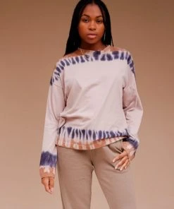 RICHER POORER SALE UNISEX RELAXED LONG SLEEVE TEE TIE DYE