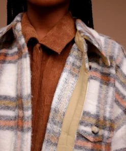 PIPE AND ROW BLAKE PLAID COAT NEW IN