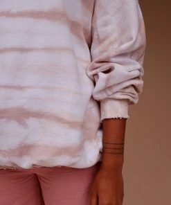 ECLECTIC SUN ISLAND EVENINGS PULLOVER NUDE