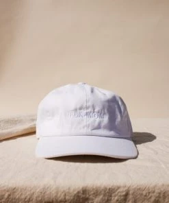 INTENTIONALLY BLANK FUN MOM HAT WHITE ON WHITE