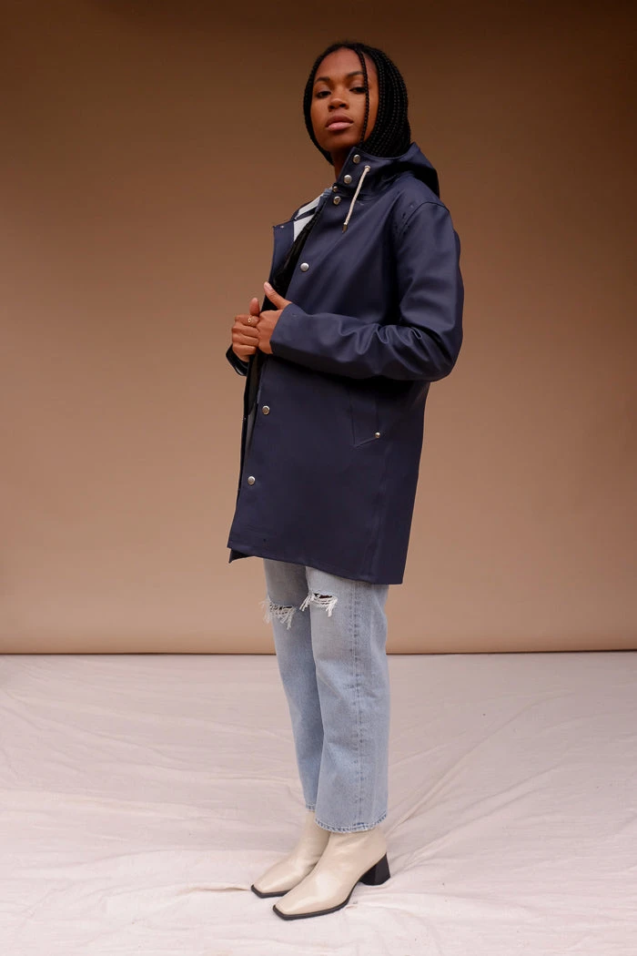 STUTTERHEIM STOCKHOLM JACKET NAVY 1 STUTTERHEIM STOCKHOLM JACKET NAVY