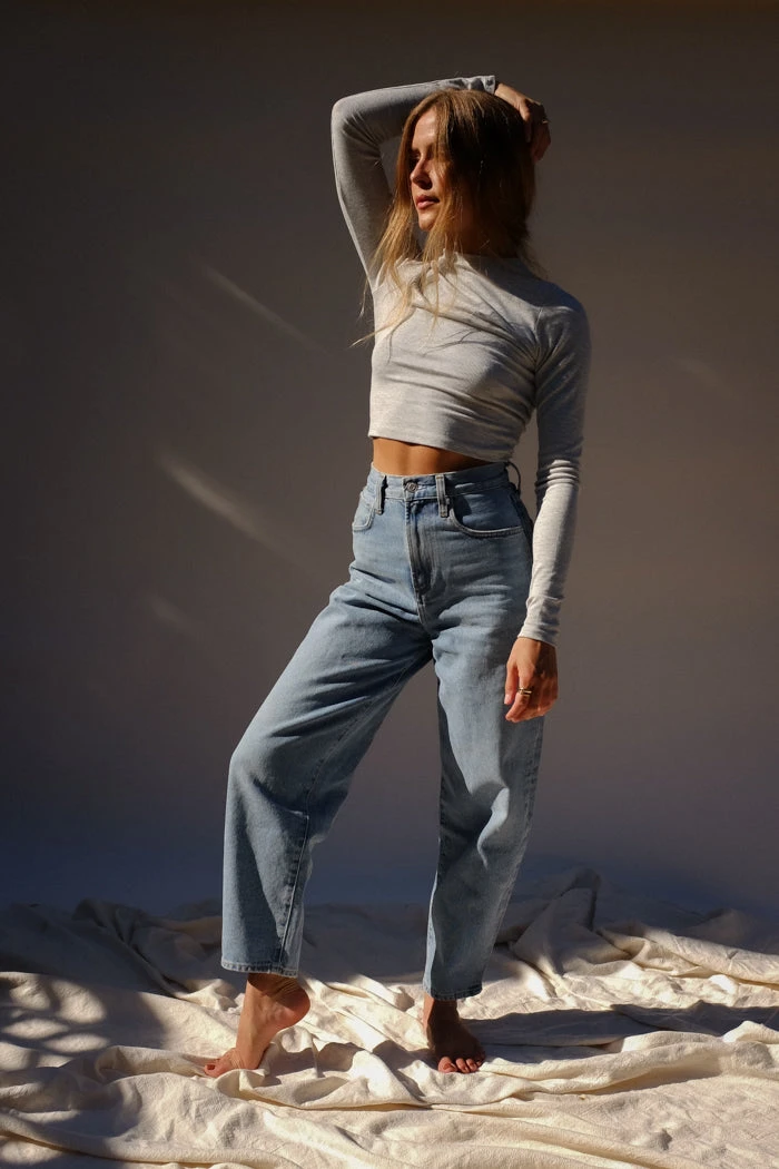 JOAH BROWN CROPPED CREW LONGSLEEVE 5 JOAH BROWN CROPPED CREW LONGSLEEVE