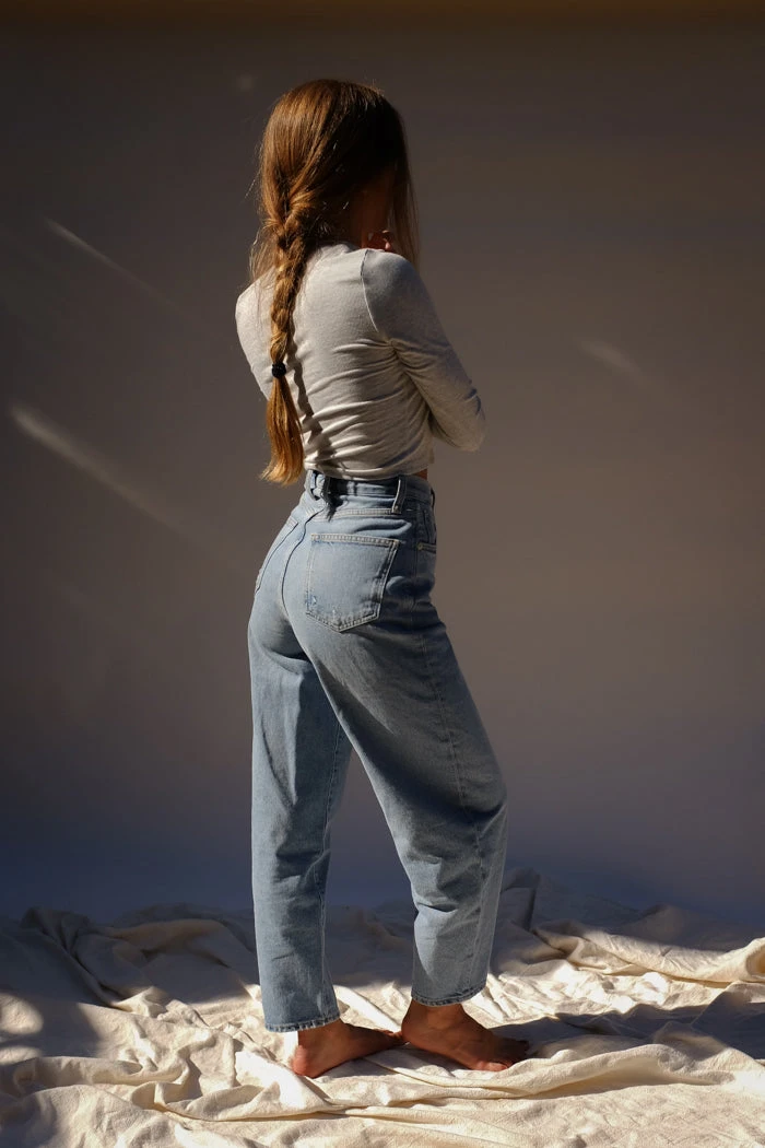 JOAH BROWN CROPPED CREW LONGSLEEVE 4 JOAH BROWN CROPPED CREW LONGSLEEVE