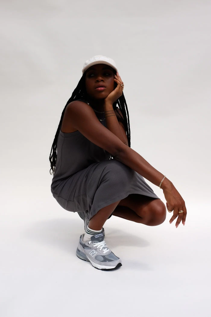 RICHER POORER NEW IN VINTAGE COLUMN RIB DRESS 6 RICHER POORER NEW IN VINTAGE COLUMN RIB DRESS