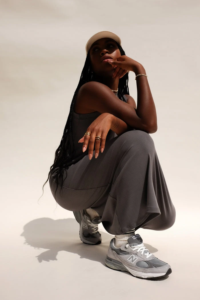 RICHER POORER NEW IN VINTAGE COLUMN RIB DRESS 12 RICHER POORER NEW IN VINTAGE COLUMN RIB DRESS