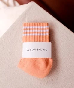 LE BON SHOPPE GIRLFRIEND SOCKS GRAPEFRUIT