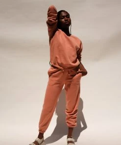 RICHER POORER SALE RECYCLED FLEECE JOGGER SWEATPANT CLAY