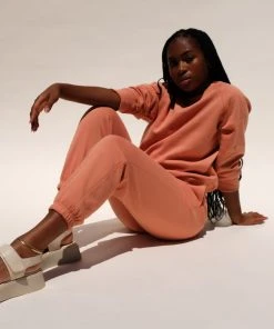 RICHER POORER SALE RECYCLED FLEECE JOGGER SWEATPANT CLAY