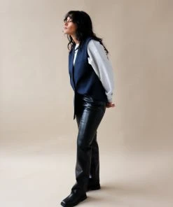 AGOLDE 90'S PINCH WAIST DETOX LEATHER