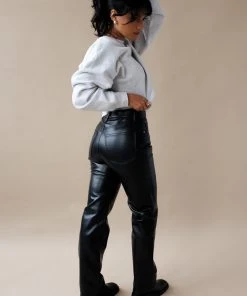 AGOLDE 90'S PINCH WAIST DETOX LEATHER 10 AGOLDE 90'S PINCH WAIST DETOX LEATHER