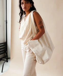 PIPE AND ROW TOTE BAG