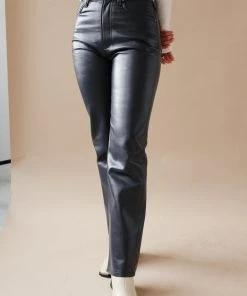 AGOLDE 90'S PINCH WAIST SHADOW LEATHER