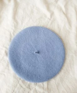 PIPE AND ROW WOOL BERET