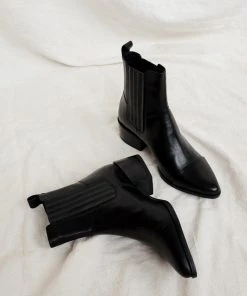 VAGABOND SHOES MARJA BLACK LEATHER BOOTS