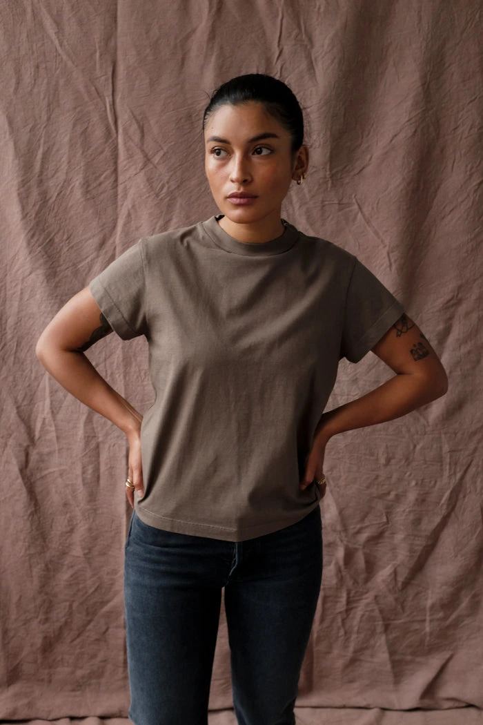 AGOLDE CLOTHING ANIKA CAP SLEEVE TEE 2 AGOLDE CLOTHING ANIKA CAP SLEEVE TEE