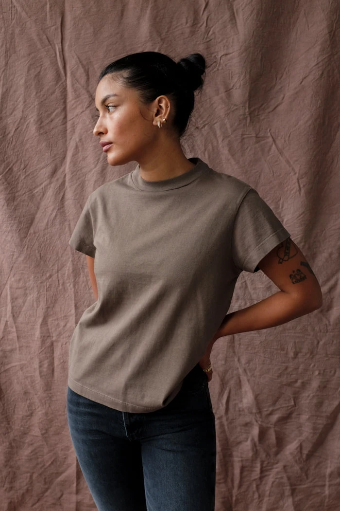 AGOLDE CLOTHING ANIKA CAP SLEEVE TEE 1 AGOLDE CLOTHING ANIKA CAP SLEEVE TEE