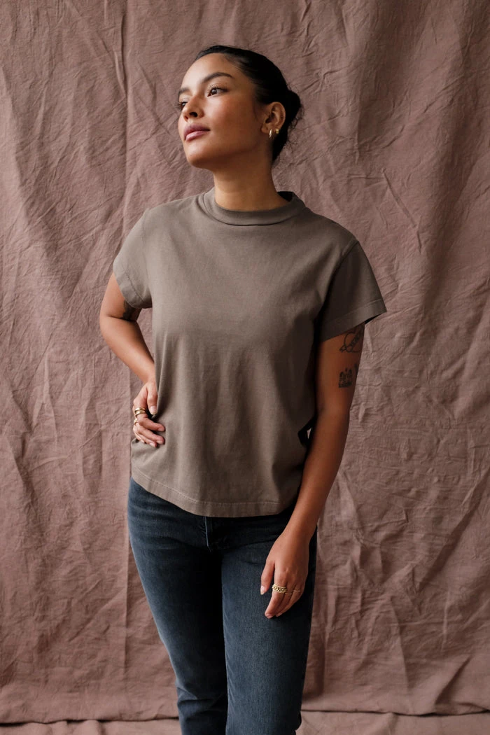 AGOLDE CLOTHING ANIKA CAP SLEEVE TEE 3 AGOLDE CLOTHING ANIKA CAP SLEEVE TEE